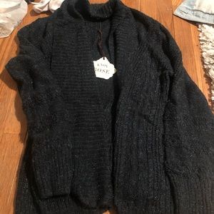 Never worn Navy Shimmer Cardigan